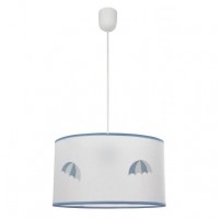 Distribuidor - Lâmpadas Diversas | Colgantes Infantil | COLGANTE LLUVIA 1XE27 CELESTE REGX30D Ref: 086693048